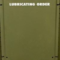 Lubrication chart holder - MB/GPW