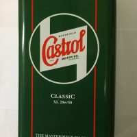 20w/50 CASTROL classic Gallon Can of engine oil.