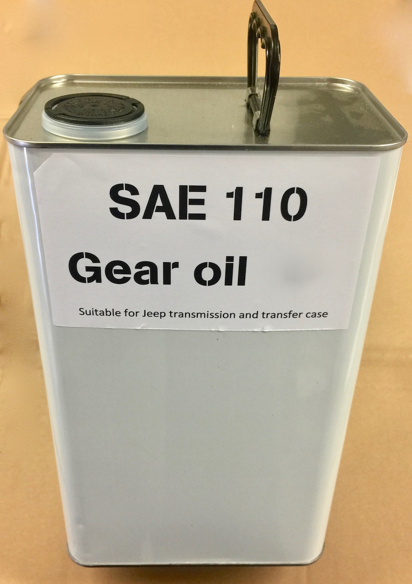 4 Litres SAE 110 Jeep Transmission Oil.