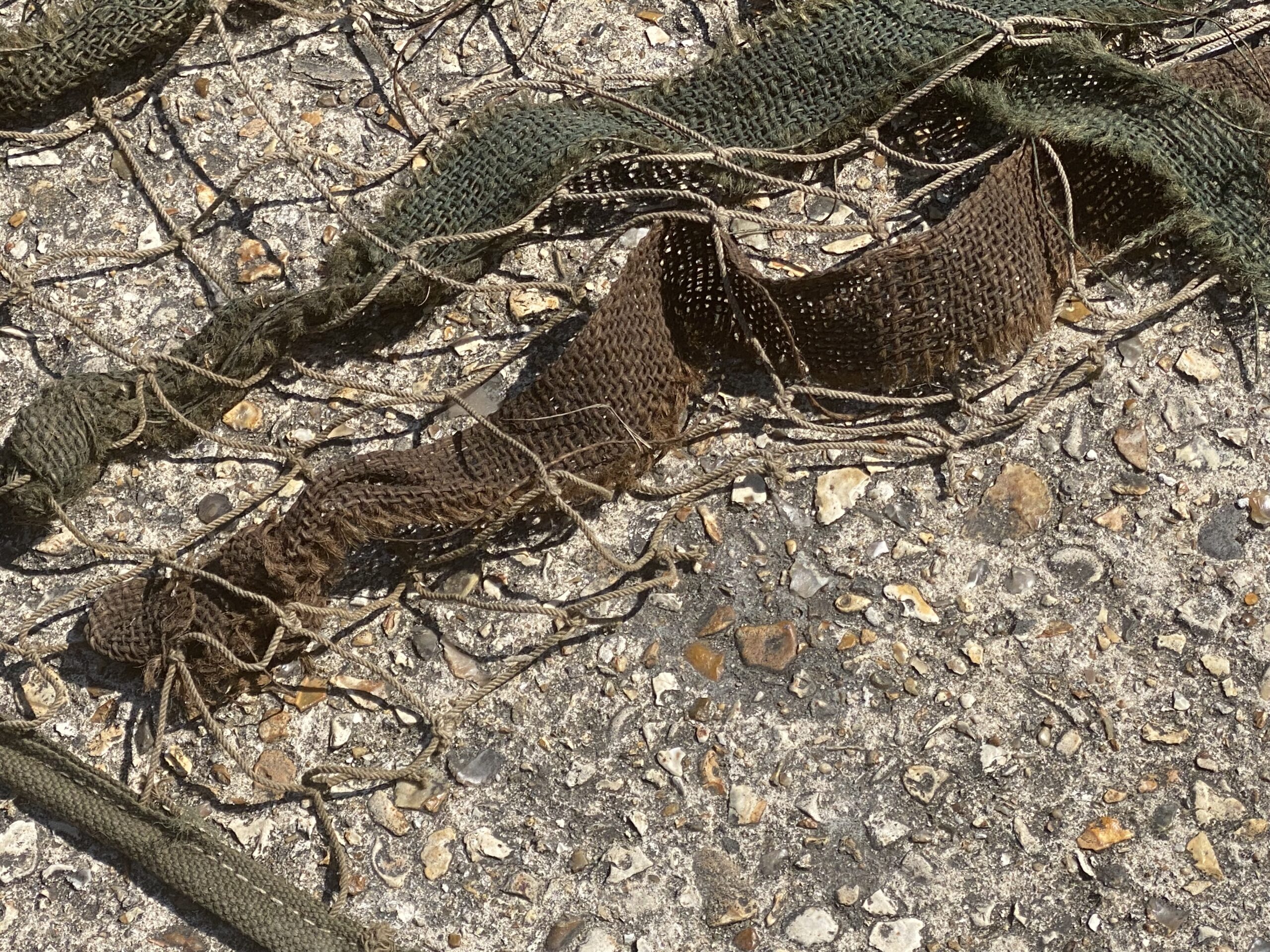 Camouflage Netting - Lot of two nets - Hessian. - Image 9