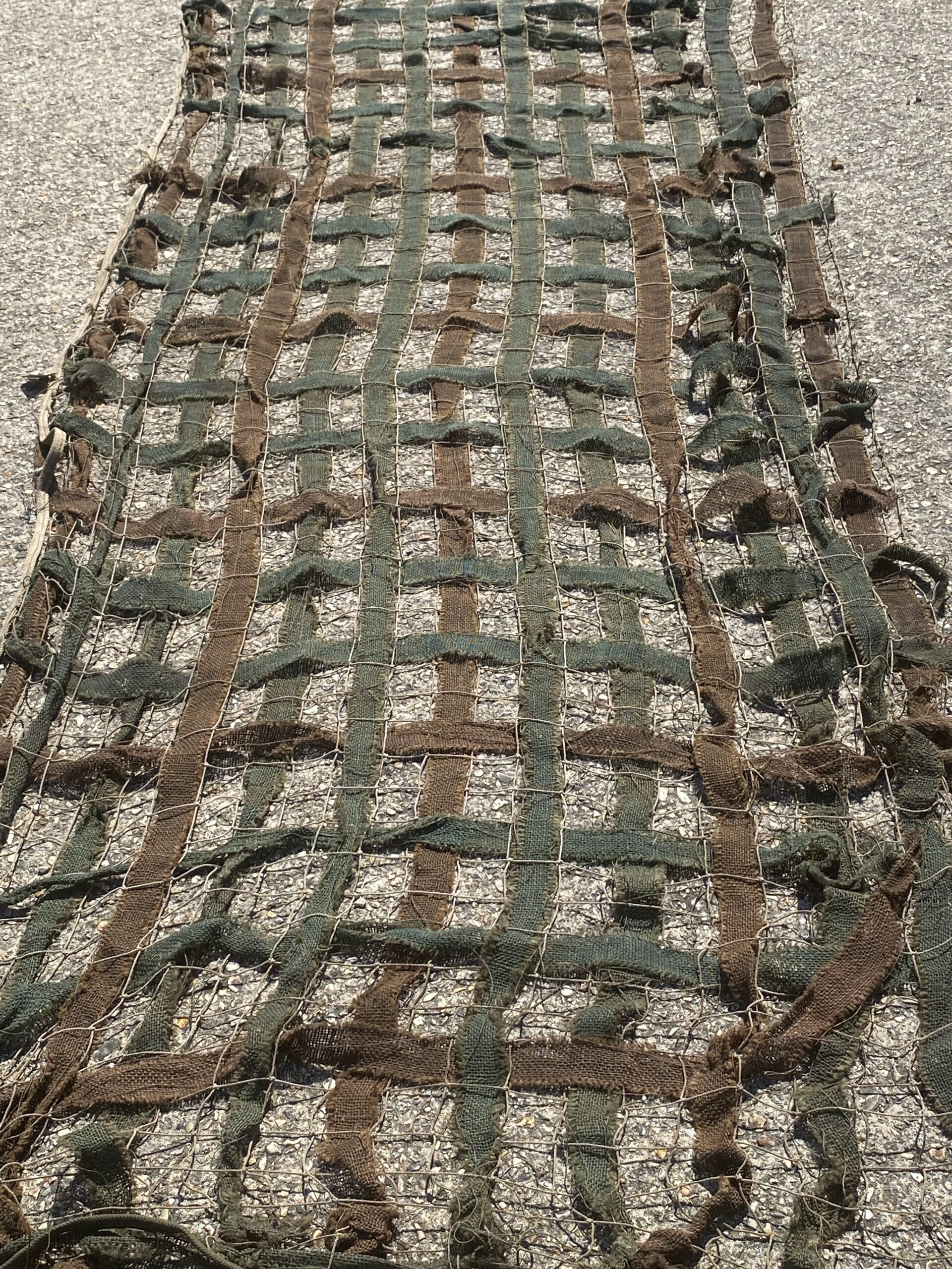 Camouflage Netting - Lot of two nets - Hessian. - Image 8