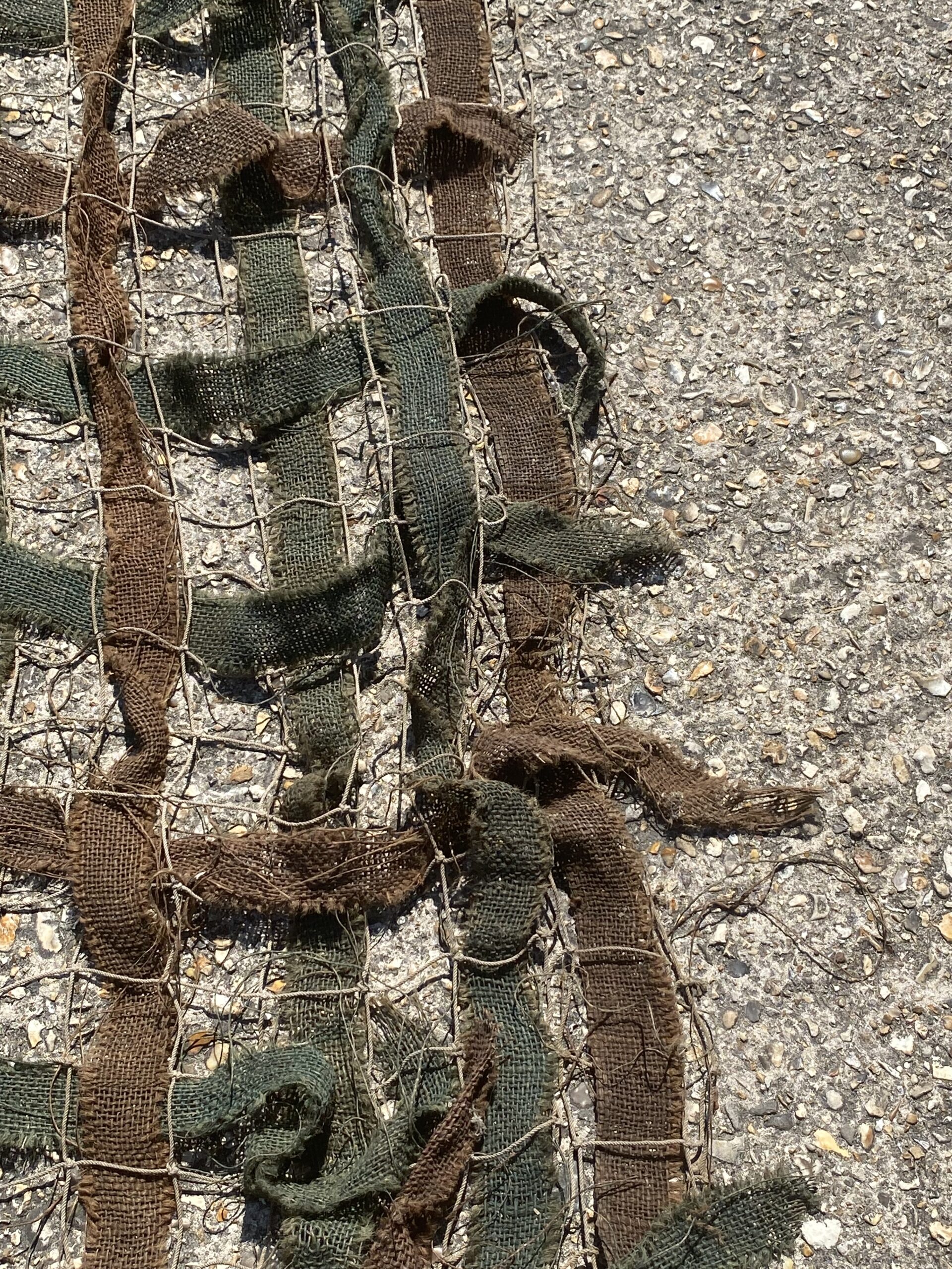 Camouflage Netting - Lot of two nets - Hessian. - Image 4