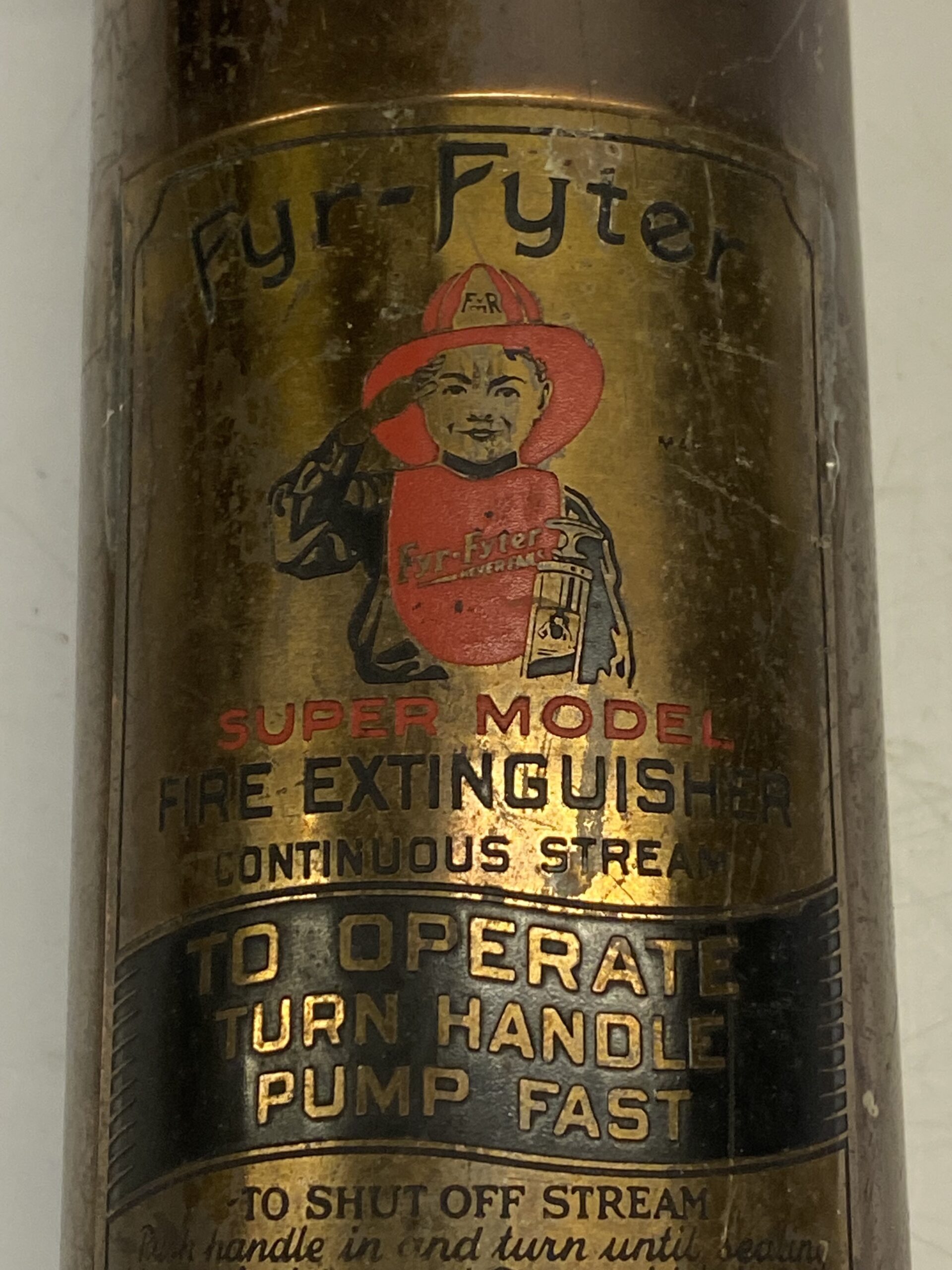 Fyr-Fyter 'Super Model' One Quart Fire Extinguisher - ORIGINAL - Image 8
