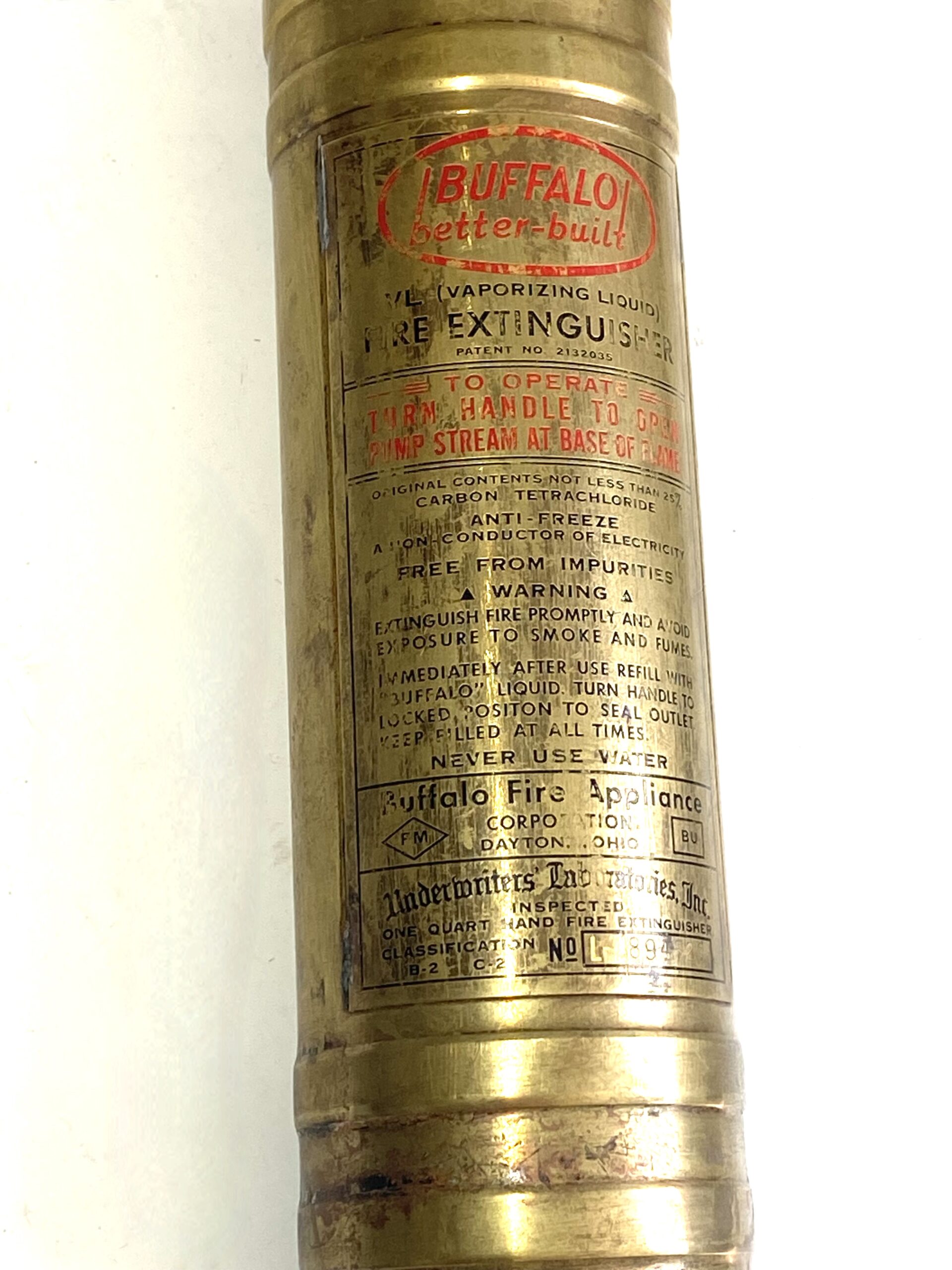 Buffalo 'Better-Built' Fire Extinguisher - ORIGINAL - Image 7