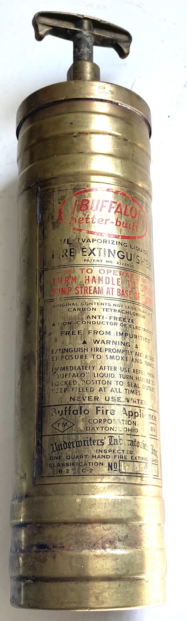 Buffalo 'Better-Built' Fire Extinguisher - ORIGINAL - Image 4